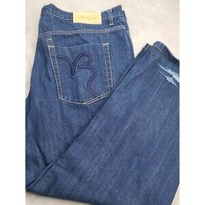 Brooklyn Xpress | Men's Size 42x34 | Y2K B70 Collection Straight Jeans | Indigo